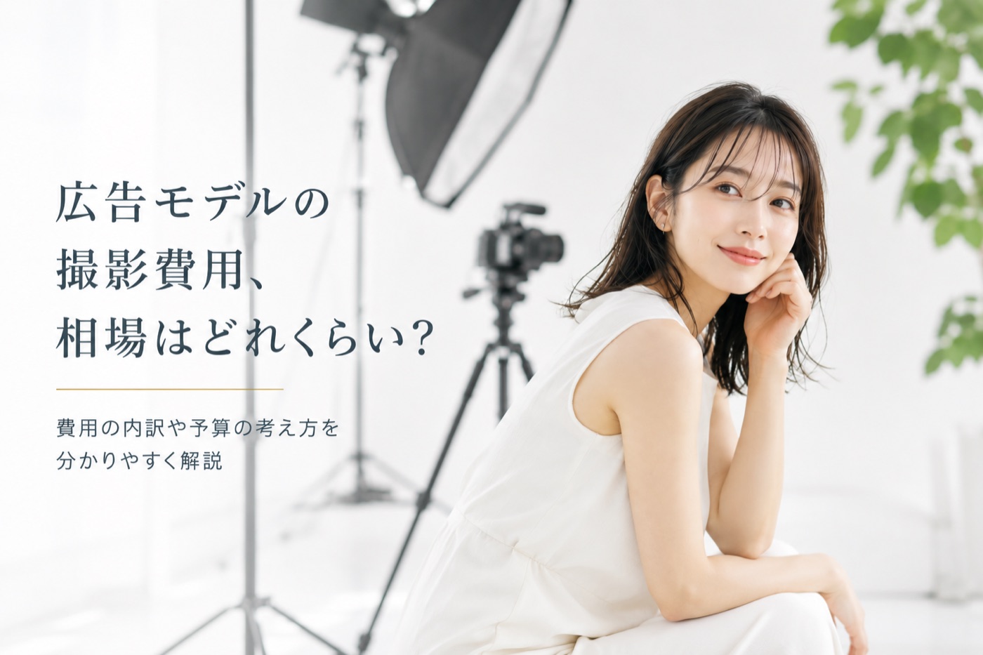広告モデル撮影の費用はいくら?相場感と見積もりのポイントを解説