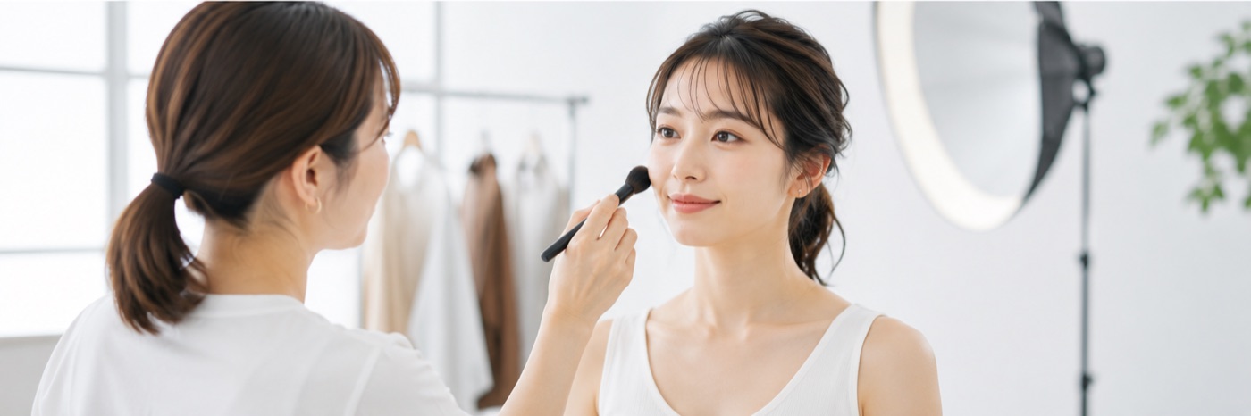 広告モデルのキャスティングを相談するイメージ
